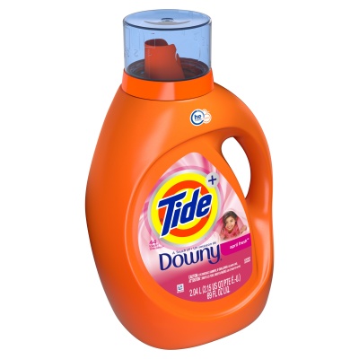 TIDE PLUS  DOWNY APRIL FRESH 44 LOADS 69 fl